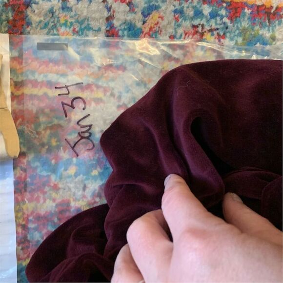 Chico’s Plus Size Women's Burgundy Straight Leg Pants Size 4 Casual Solid - Picture 4 of 7